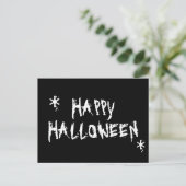 Happy Halloween beängstigend Postkarte (Stehend Vorderseite)
