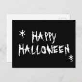 Happy Halloween beängstigend Postkarte (Vorne/Hinten)
