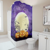 Happy Halloween Beängstigend Pumpkins Duschvorhang (Beispiel)