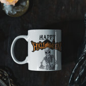 Happy Halloween Beängstigend Skeleton Kaffeetasse