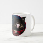 Happy Halloween Beängstigend Wolf Kaffeetasse (VorderseiteRechts)