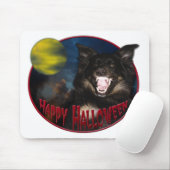 Happy Halloween Beängstigend Wolf Mousepad (Mit Mouse)