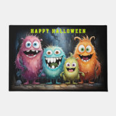 Happy Halloween Beängstigende Monster Fußmatte (Vorderseite)
