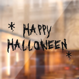 Happy Halloween beängstigende, sprichwörtliche Dek Fensteraufkleber