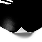 Happy Halloween beängstigende Typografie Poster (Ecke)