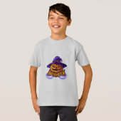 Happy Halloween Beängstigender Jack O’ Lantern T-Shirt (Vorne ganz)