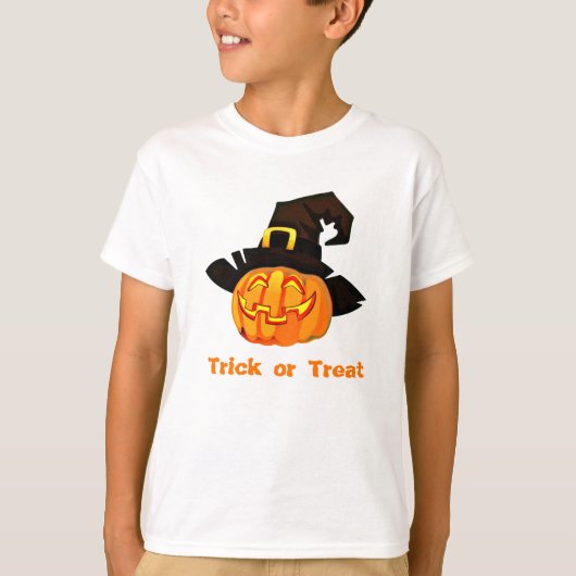 Happy Halloween Beängstigender Pumpkin Trick oder T-Shirt (Vorderseite)