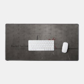 Happy Halloween 🧛 Beängstigendes Monster 👿 Black Schreibtischunterlage (Tastatur & Maus)