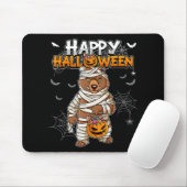 Happy Halloween Bear Mummy Mousepad (Mit Mouse)