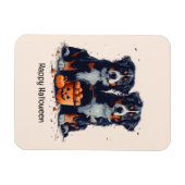 Happy Halloween Bernese Mountain Hunde Pumpkin Magnet (Horizontal)