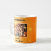 Happy Halloween Beste Mama je Foto Kaffeetasse (Vorderseite Links)