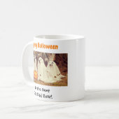 Happy Halloween Bester Hund Vater je Begleiter Fot Kaffeetasse (Vorderseite Links)