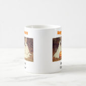 Happy Halloween Bester Hund Vater je Begleiter Fot Kaffeetasse (Mittel)