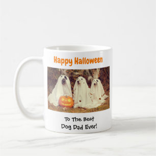 Happy Halloween Bester Hund Vater je Tier Foto Kaffeetasse