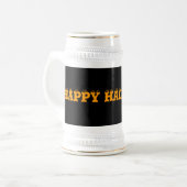 HAPPY HALLOWEEN BIERGLAS (Vorderseite Links)