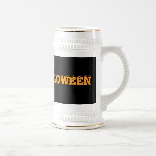HAPPY HALLOWEEN BIERGLAS (Rechts)
