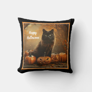 Happy Halloween Black Cat Collection Kissen