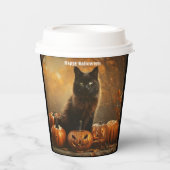 Happy Halloween Black Cat Collection Pappbecher (Vorderseite)