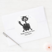 Happy Halloween Black Cat Funny Custom Stickers (Umschlag)