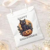 Happy Halloween Black Cat Geschenktütchen (Ausgeschnitten)