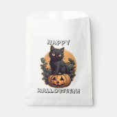 Happy Halloween Black Cat Geschenktütchen (Vorderseite)