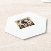 Happy Halloween Black Cat Hexe Classic T - Shirt Untersetzer (angewinkelt)