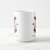 Happy Halloween Black Cat Jack-o-Lantern Kaffeetasse (Mittel)
