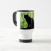 Happy Halloween Black Cat Reisebecher (Vorderseite Links)