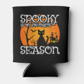 Happy Halloween Black Cat Spooky Saison Funny Hall Dosenkühler (Vorderseite)