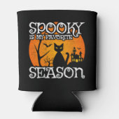 Happy Halloween Black Cat Spooky Saison Funny Hall Dosenkühler (Rückseite)