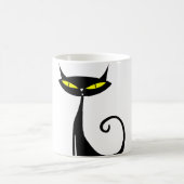 Happy Halloween Black Cat Tasse (Mittel)