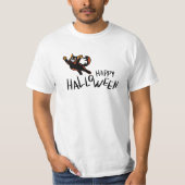 Happy Halloween Black Cat | Unisex | Trendy T-Shirt (Vorderseite)