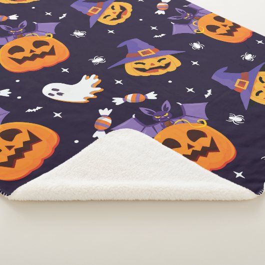 Happy Halloween Blankets Design Sherpadecke (3/4)
