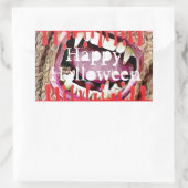 Happy Halloween Bloody Vampire Teeth Stickers (Tasche)