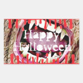 Happy Halloween Bloody Vampire Teeth Stickers (Vorderseite)