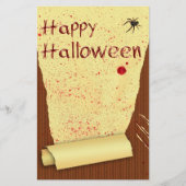Happy Halloween Bloody Wallpaper Briefpapier (Vorderseite)
