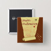 Happy Halloween Bloody Wallpaper Button (Vorne & Hinten)