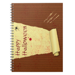 Happy Halloween Bloody Wallpaper Notizblock