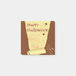 Happy Halloween Bloody Wallpaper Post-it Klebezettel