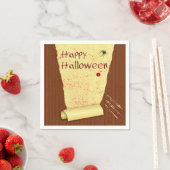 Happy Halloween Bloody Wallpaper Serviette (Beispiel)