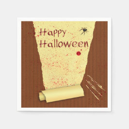 Happy Halloween Bloody Wallpaper Serviette