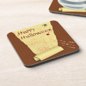 Happy Halloween Bloody Wallpaper Untersetzer (Linke Seite)