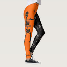 Happy Halloween Bone Tanzen Skelette Leggings