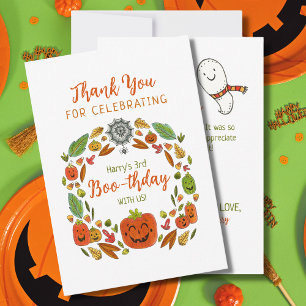 Happy Halloween Boo-Donnday Party Dankeskarte
