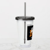 Happy Halloween Boo Ghosts Black Acryltrinkbecher (Rechts)