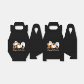 Happy Halloween Boo Ghosts Black Gvor Box Geschenkschachtel (Ungefaltet)