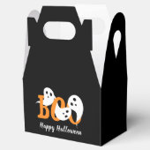 Happy Halloween Boo Ghosts Black Gvor Box Geschenkschachtel (Geöffnet)