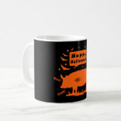 Happy Halloween Boo Oink Tasse (Vorderseite Links)