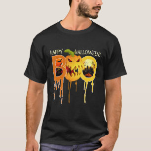 Happy Halloween Boo Scary Haunted House Horror T-Shirt