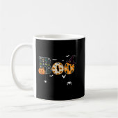 Happy Halloween Boo Spiders Hexenhut Halloween Kaffeetasse (Links)